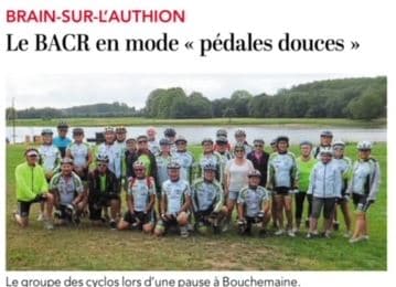 Le BACR en mode "Pédales douces"