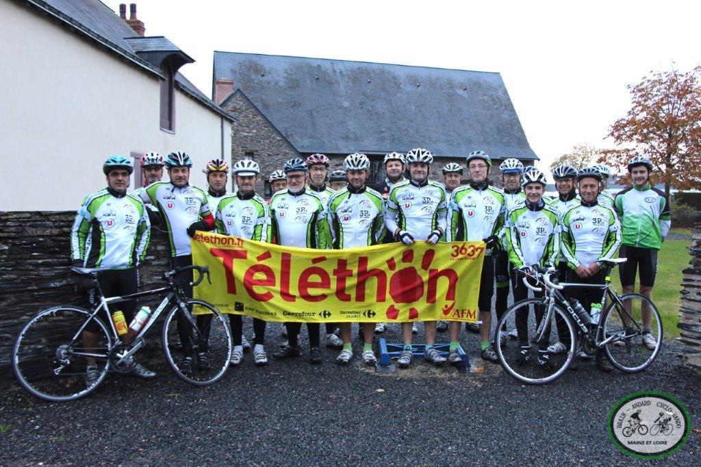 Le BACR  participe aux sorties organisées par les collectifs TELETHON