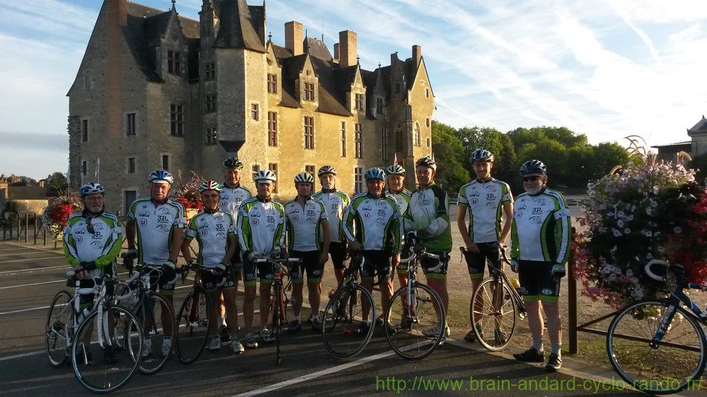 Le Bacr cyclo en sortie dans la vallée du Loir groupe 2 BACR