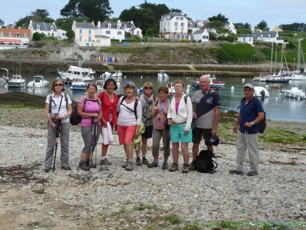 Sortie du groupe pédestre à Belle-île du 9 au 12 Juin 2016