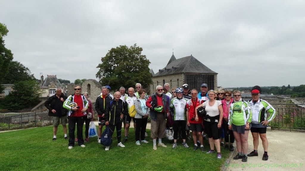 Le groupe lors de la sortie VTC en Mayenne du Vendredi 3 Juin