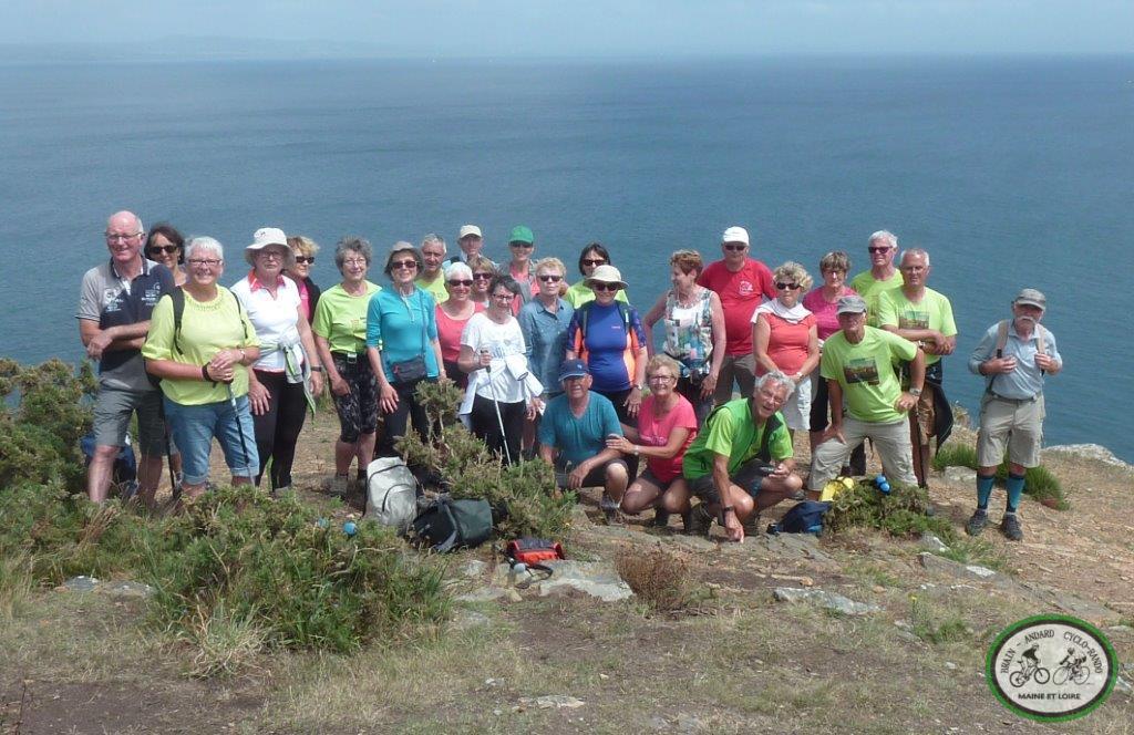 Les marcheurs du Bacr dans le Finistère 