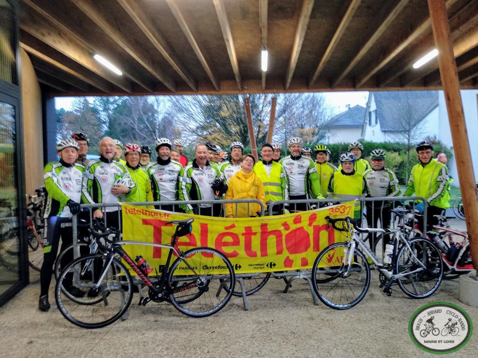 Les cyclo du BACR au Telethon 2019